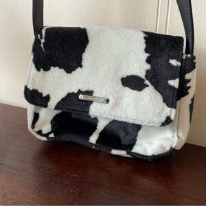 Nine West Holstein Cow Print Purse